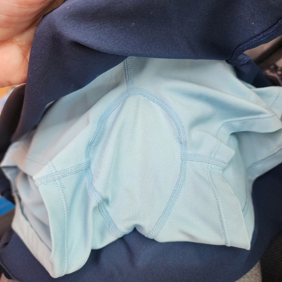 Slazenger Navy Blue Golf Skirt Skort Sport Women's Medium M Wicking Breathable - Picture 7 of 10